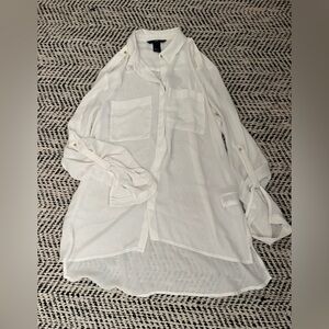 H&M Sheer Dress Shirt